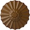 Ekena Millwork Shakuras Ceiling Medallion (Fits Canopies up to 1 3/8"), Hand-Painted Smokey Topaz, 9"OD x 1 3/8"P CM09SHSTF - alternate 1